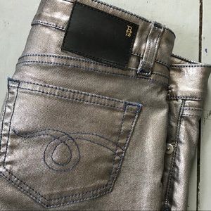 R13 stretch, metallic rock star jeans!